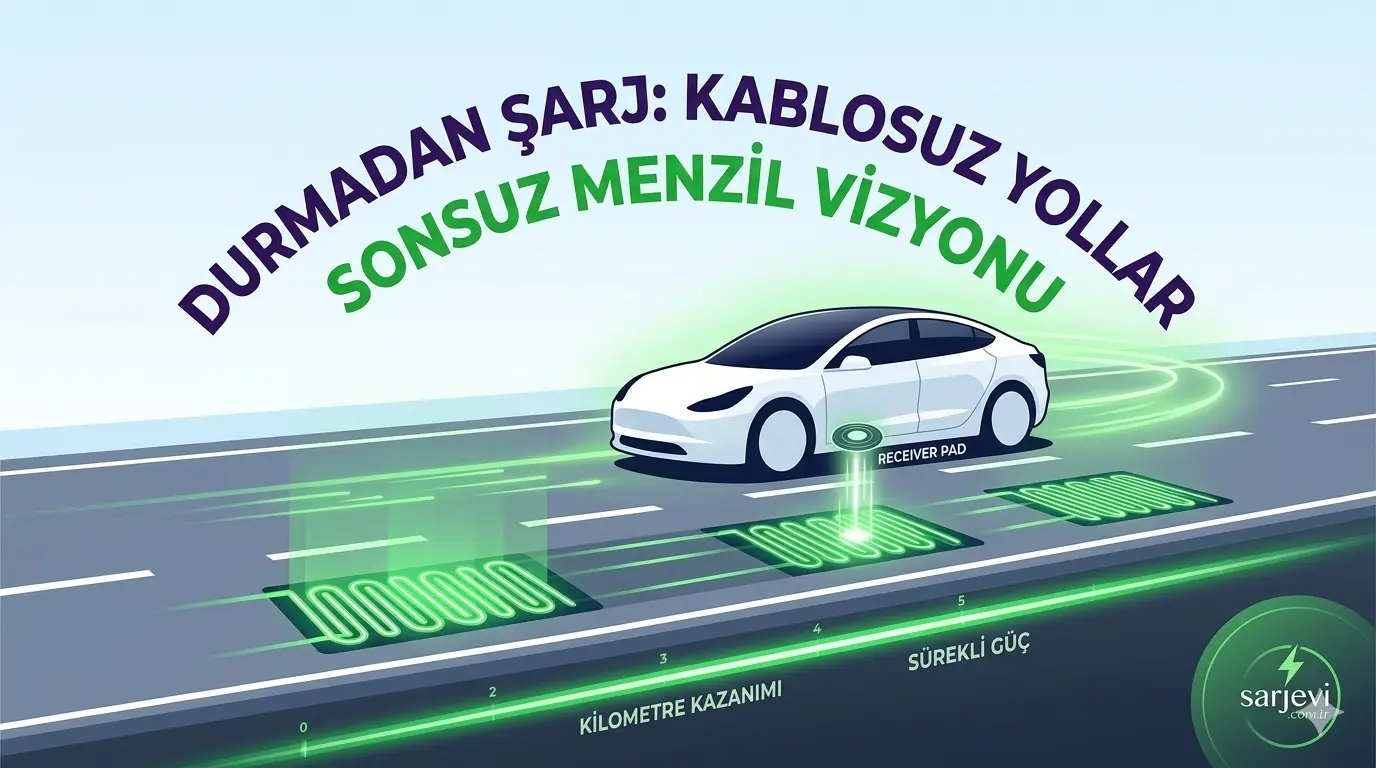 Kablosuz Şarj Yolları ve Dinamik Şarj Teknolojisi