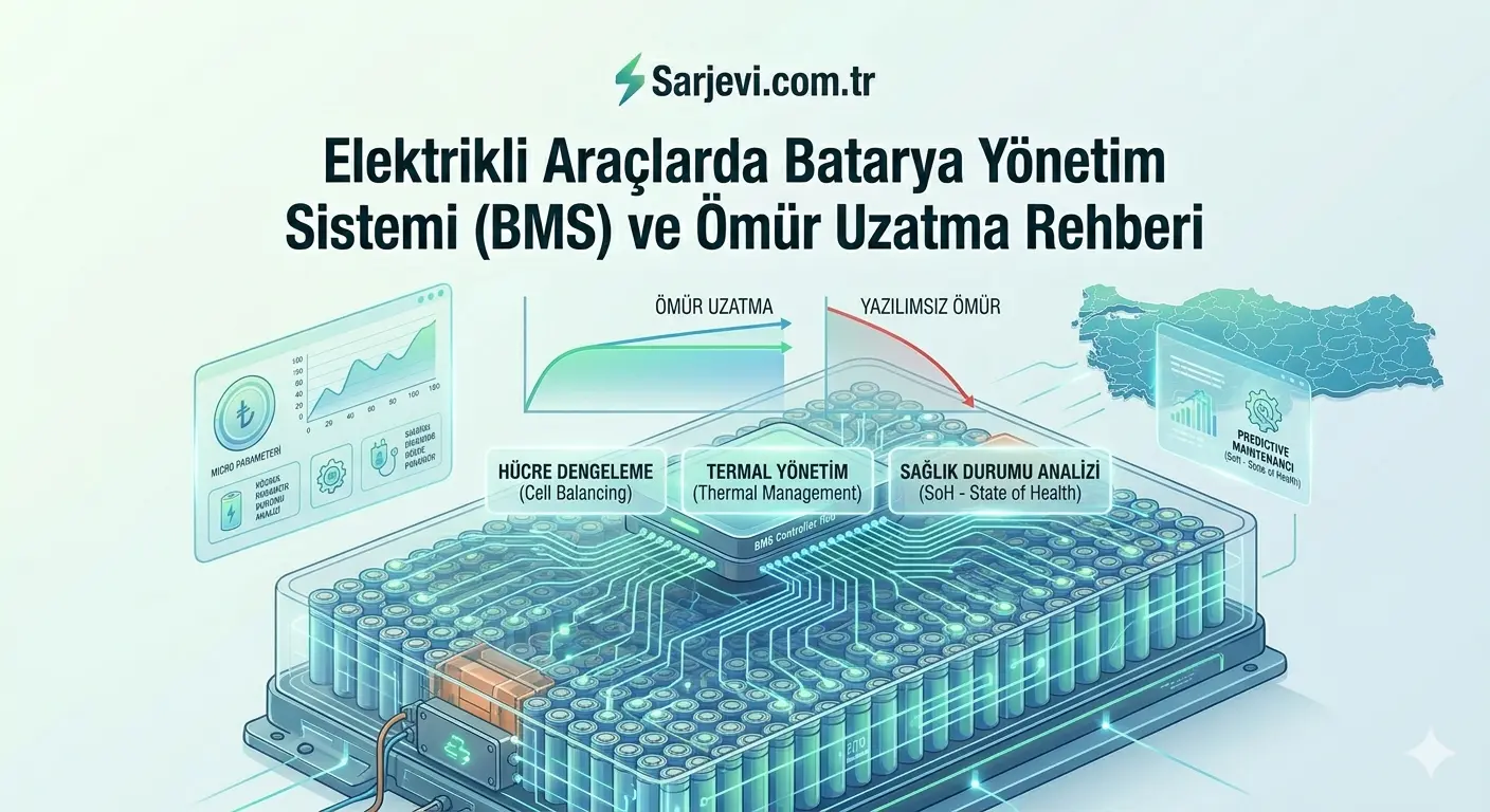 Elektrikli Araçlarda Batarya Yönetim Sistemi (BMS) ve Ömür Uzatma Rehberi