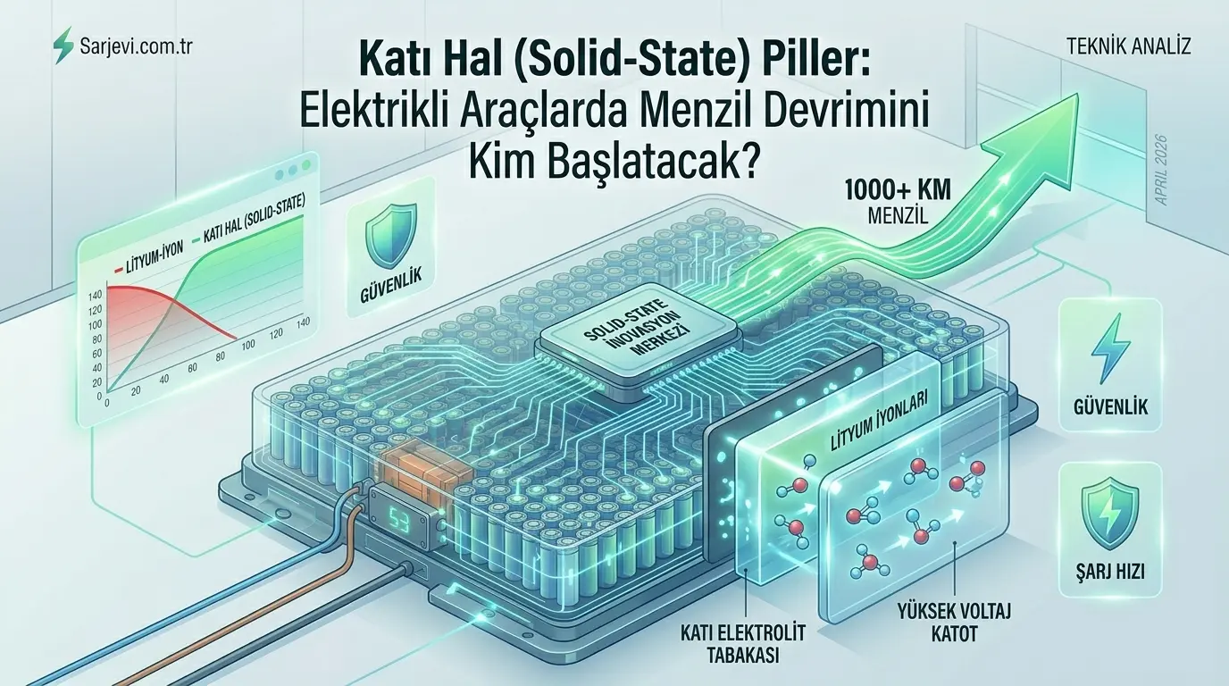 Katı Hal (Solid-State) Piller: Elektrikli Araçlarda Menzil Devrimini Kim Başlatacak?