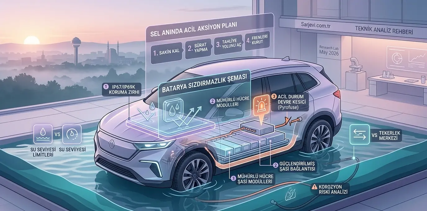 Elektrikli Araçlar ve Sel Güvenliği
